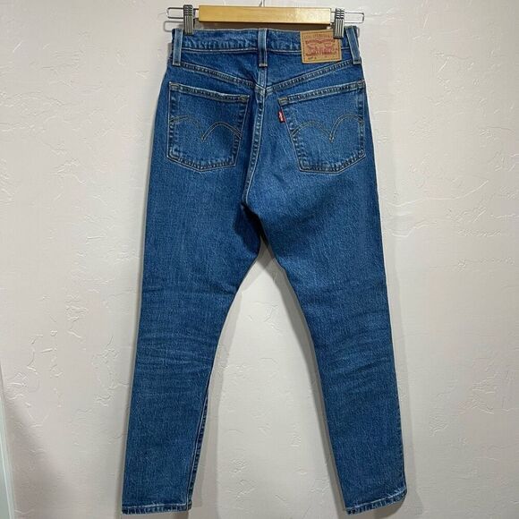 Levi's 501® Ripped Button Fly Straight Leg Jeans 25x28 - Picture 4 of 7